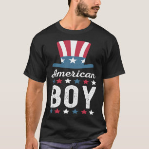 T-shirt 4 juillet Family Matching Outfit American Boy Pa
