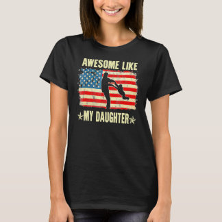 T-shirt 4 juillet Fantastique Comme Ma Fille Vintage Faune
