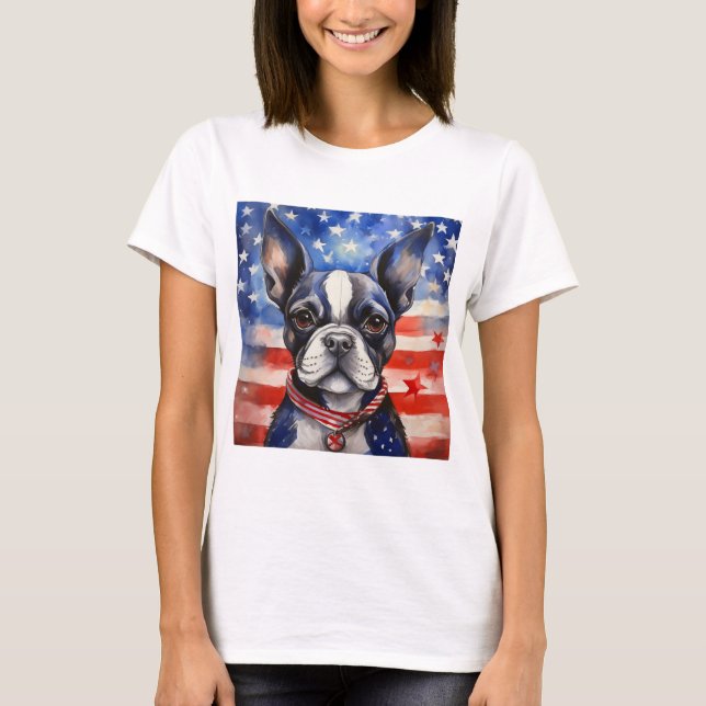 T-shirt 4 juillet femme (Devant)