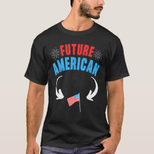 T-shirt 4 juillet Futur de la Faire-part de grossesse amér
