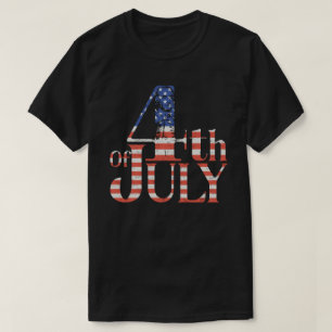 T-shirt 4 juillet George Washington Retro Patriotique
