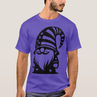 T-shirt 4 juillet Gnome