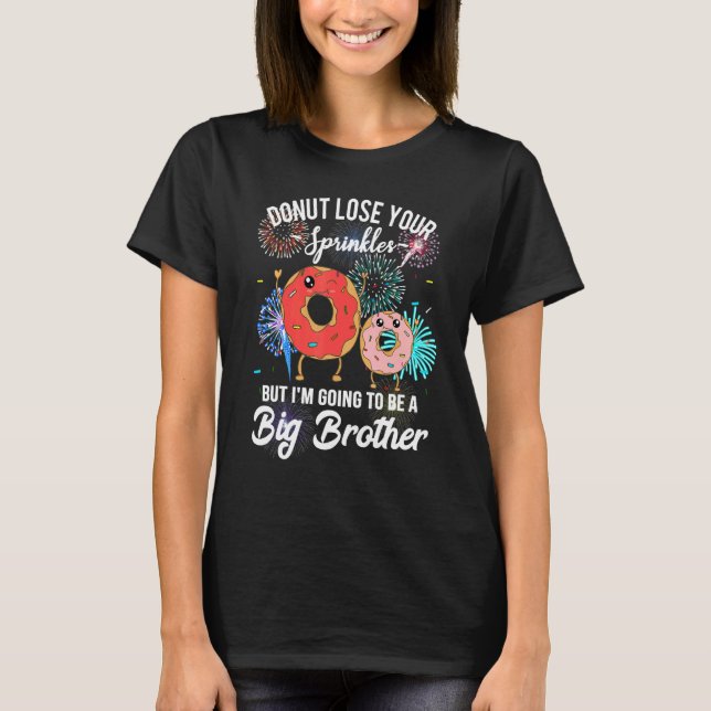 T-shirt 4 juillet Grossesse Faire-part Big Brother Bab (Devant)