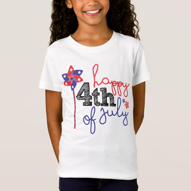 T-shirt 4 juillet Holiday (Devant)