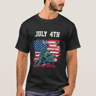 T-shirt 4 juillet Hommes États-Unis Drapeau américain garç