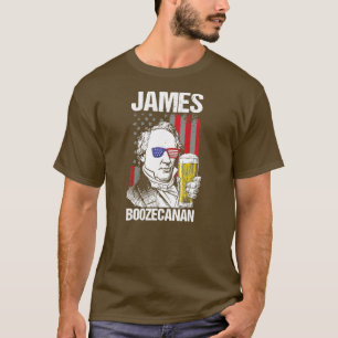 T-shirt 4 juillet James Buchanan, patriote James
