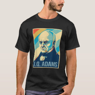 T-shirt 4 juillet John Quincy Adams Président Retro Part