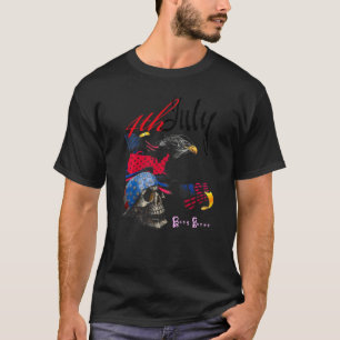 T-shirt 4 juillet Jour de l'indépendance de l'aigle améric
