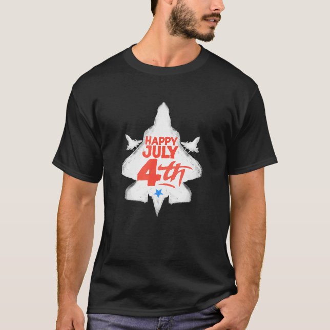 T-shirt 4 juillet - Joyeux 4 juillet (Devant)