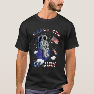 T-shirt 4 juillet Joyeux Enfants Garçons Filles Hommes