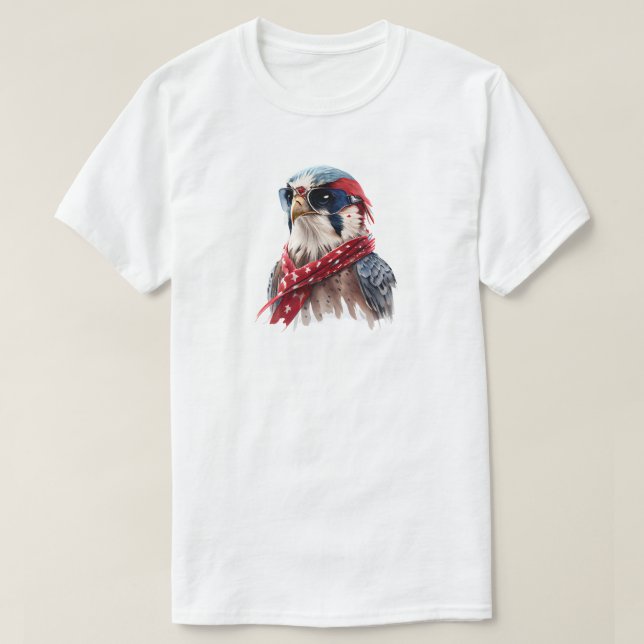 T-shirt 4 juillet Kestrel (Design devant)