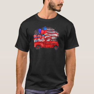 T-shirt 4 juillet Liberté Américaine Gnomes Car Femmes Hom
