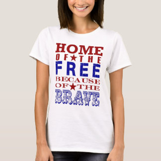 T-shirt 4 juillet Maison des Libres à cause des Braves
