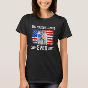 T-shirt 4 juillet Meilleur Yorkshire Terrier jamais Americ