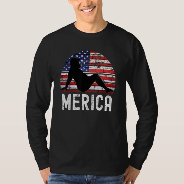 T-shirt 4 juillet Merica Fat Party Boire Plaisanterie adul (Devant)