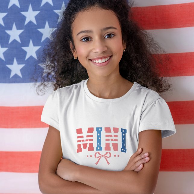 T-shirt 4 juillet mini-ruban Vintage (Créateur téléchargé)