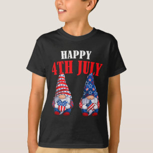 T-shirt 4 juillet nains America Fête de l'indépendance pat
