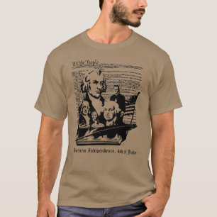 T-shirt 4 juillet - nous les personnes - drapeau des