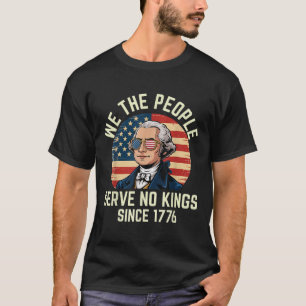 T-shirt 4 juillet pas de roi aux États-Unis 1776 patriotiq