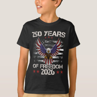 T-shirt 4 juillet patriotique 250e anniversaire 250 ans