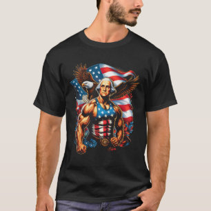 T-shirt 4 juillet Patriotique Funny George Washington juil