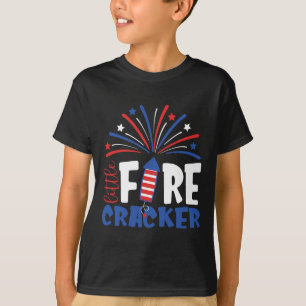 T-shirt 4 juillet petit pétard pour bébé