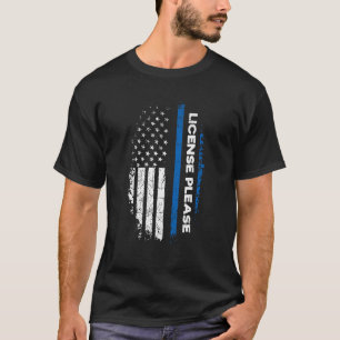 T-shirt 4 juillet Pour Un Agent Patriotique De Contrôle De