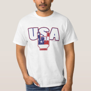 T-shirt 4 juillet ROCHES des Etats-Unis blanches