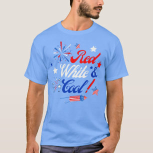 T-shirt 4 juillet Rouge Blanc Et Cool (4)