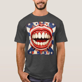 T-shirt 4 juillet Smile Dentiste