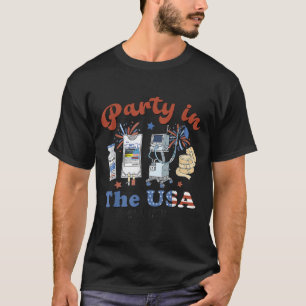T-shirt 4 juillet Soirée Infirmière De L'Icu Dans L'Infirm