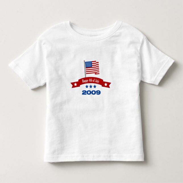 T-shirt 4 juillet Toddler (Devant)