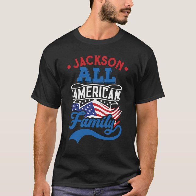 T-shirt 4 juillet Toute la famille américaine correspondan (Devant)