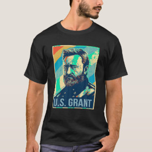 T-shirt 4 juillet Ulysses S Grant Président Retro Patrio