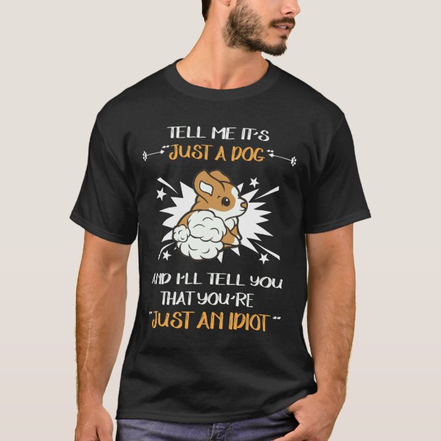 T-shirt 4 Juste Un Idiot (Devant)