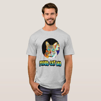 T-shirt 4.meilleur chat papa mens chemises, chemises amour
