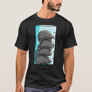 T-shirt 4 Moles Par Litre Chimie Science Blague famille