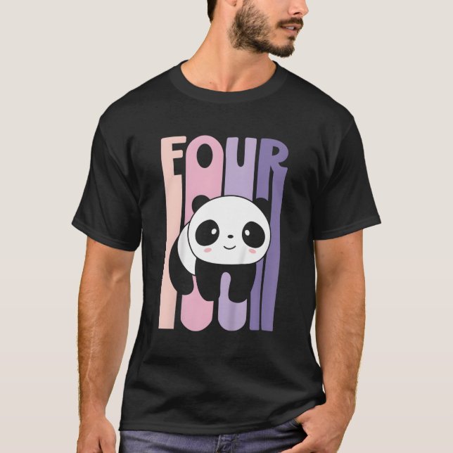 T-shirt 4 Panda 4E B Jour (Devant)