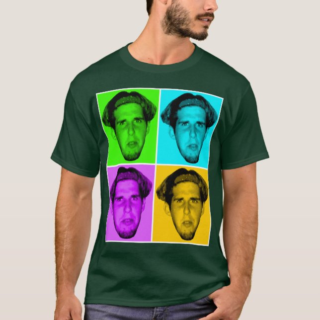 T-shirt 4 robs ! ! ! (chemise foncée) (Devant)