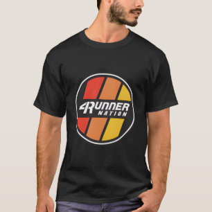 T-shirt 4Badge de bande commerciale de la nation des coure