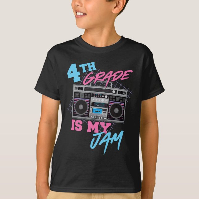 T-shirt 4e année c'est ma confiture - Enseignant de Boombo (Devant)