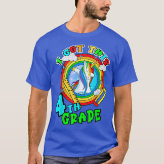 T-shirt 4e année de retour à l'école J'ai eu cette licorne