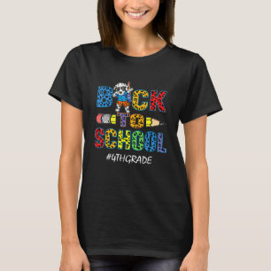 T-shirt 4e année Mignon dalmatien Drôle Retour à l'école