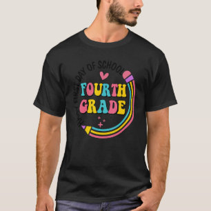 T-shirt 4e année premier jour d'école professeur de quatri