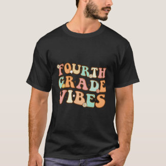 T-shirt 4E Année S 1Ème Jour De L'École 4Ème Année Enseign