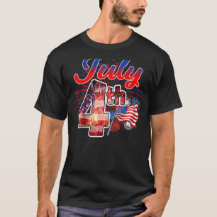 T-shirt 4e anniversaire de July America Patriot