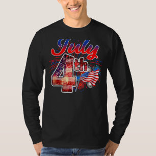T-shirt 4e anniversaire de July America Patriot