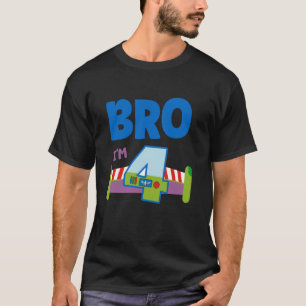 T-shirt 4e anniversaire Garçon jouet Lover Bro J'ai 4 ans