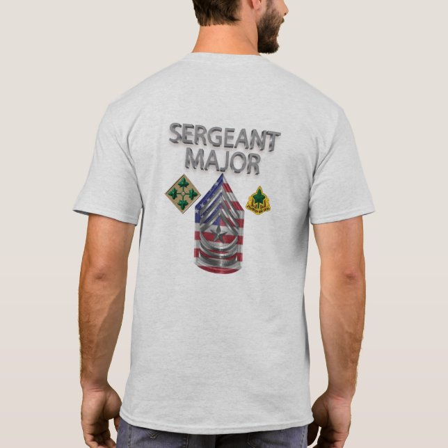 T-shirt 4e division d'infanterie Sergent-major (Dos)