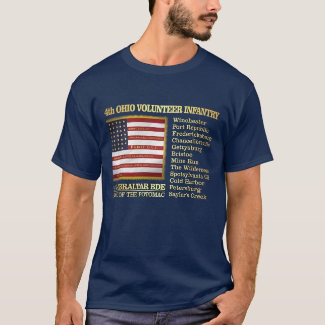 T-shirt 4e Infanterie volontaire de l'Ohio (BH) (Devant)